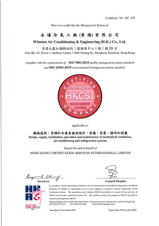 ISO Certificates wace